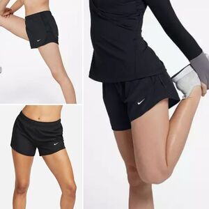 Nike ~ Black Tempo Running Shorts ~ Set of 2 ~ size S ~ one missing lining